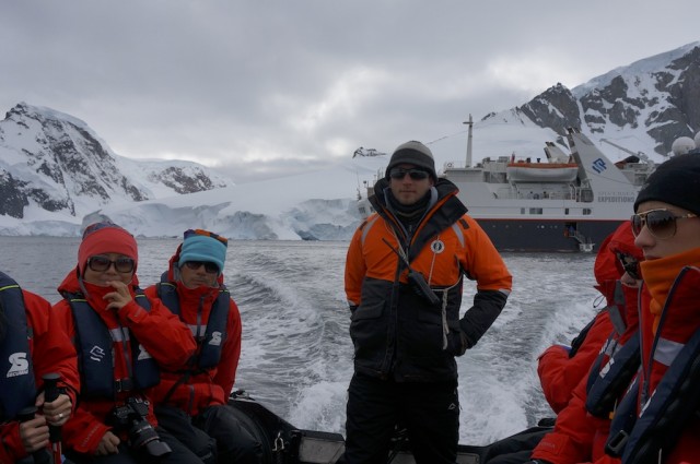 Antarctica zodiac boats