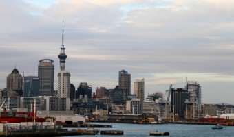 Auckland skyline at night