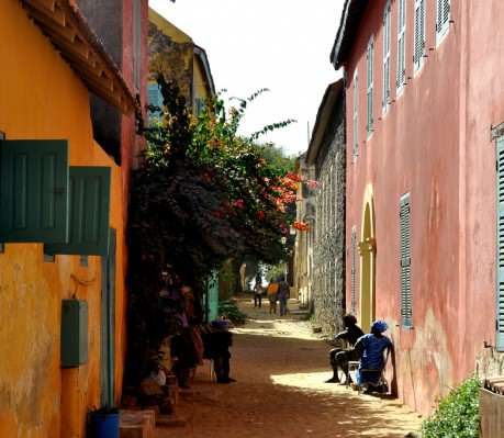 A street on the island of Goree - Photo by Michael Fleshman from Flickr