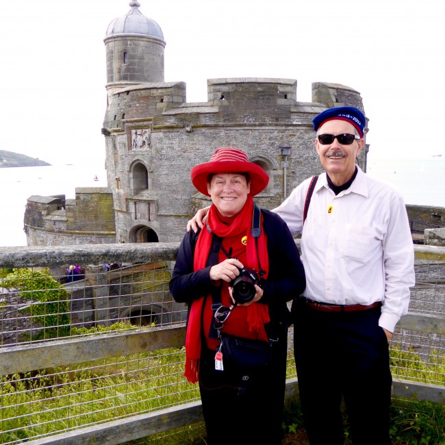 Guests Sharon and Al Touring Falmouth, England with Holland America