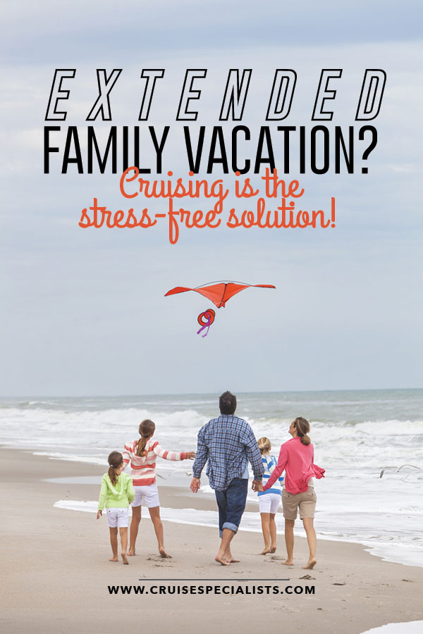 Large family vacation ideas can feel overwhelming, but here are 4 reasons a cruise is the perfect solution