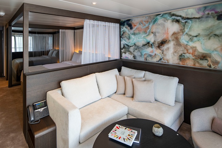 upscale cruise ship suite