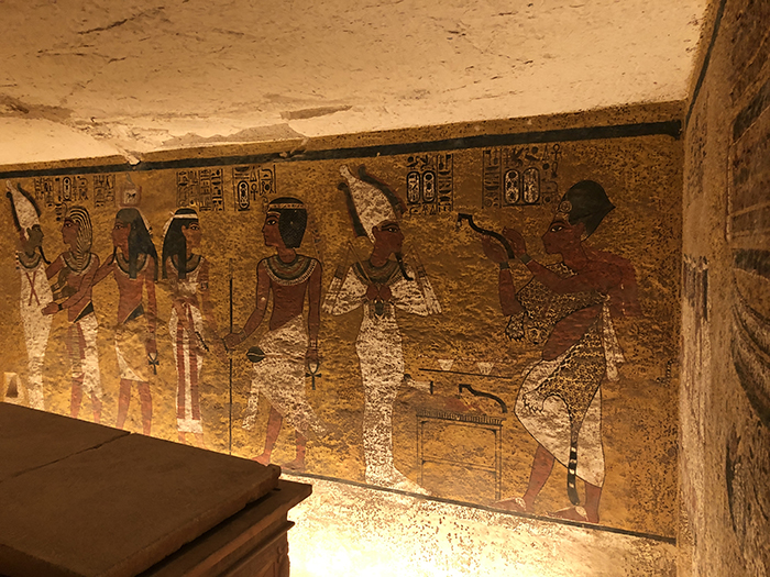 King Tut's tomb artwork