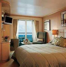 Deluxe Stateroom with Verandah (Cat. A, B)
