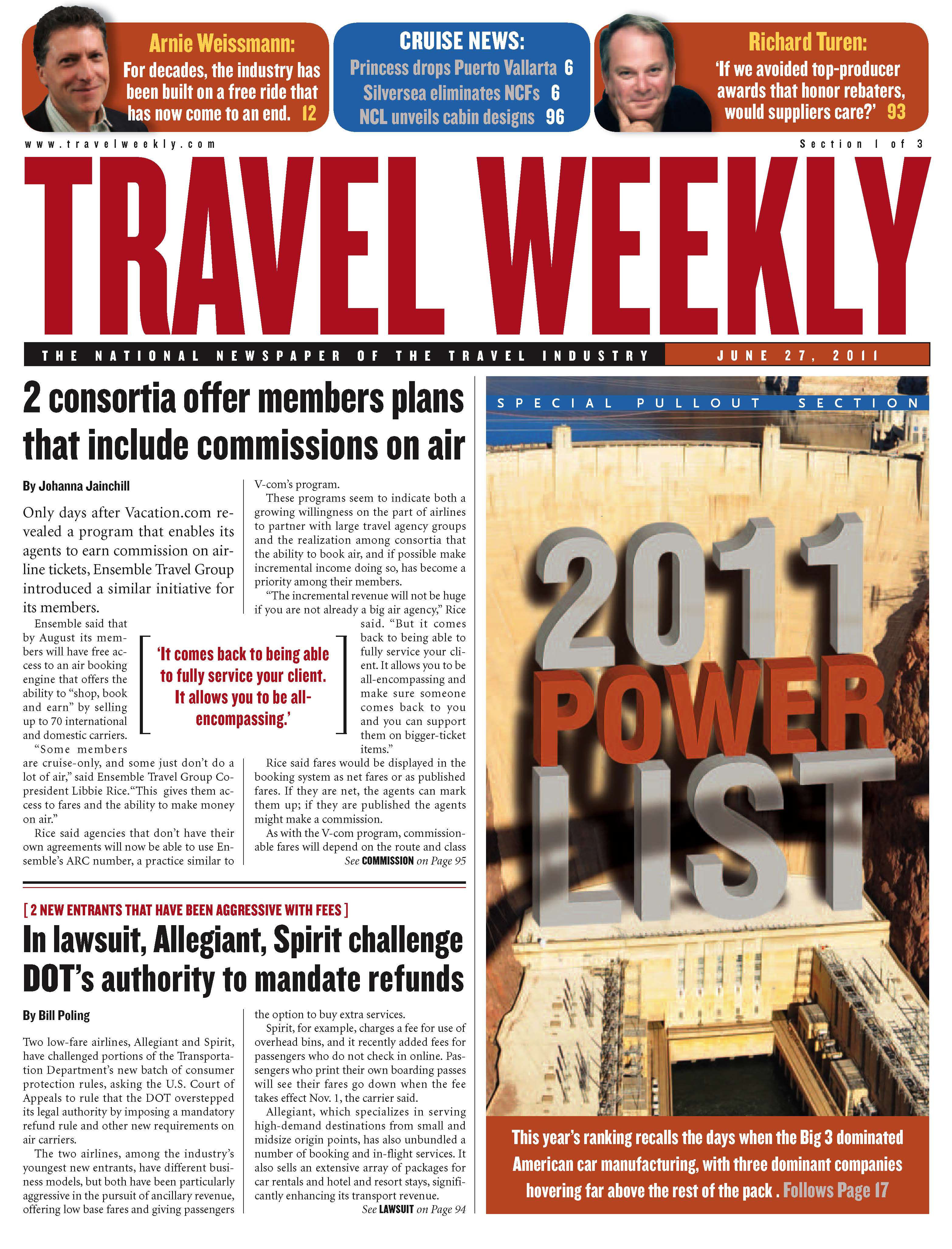Travel Weekly 2011 Power List
