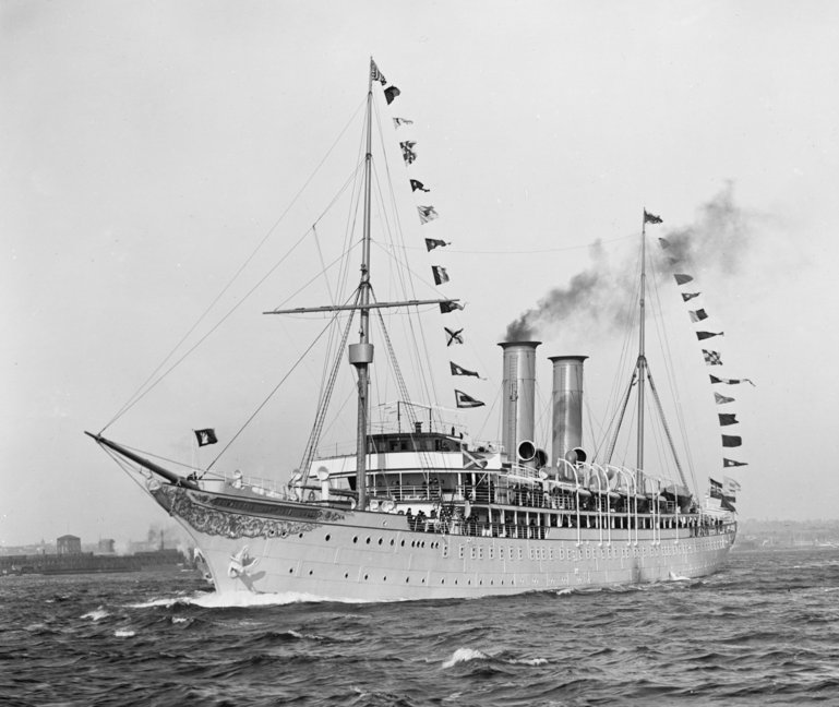 First cruise ship