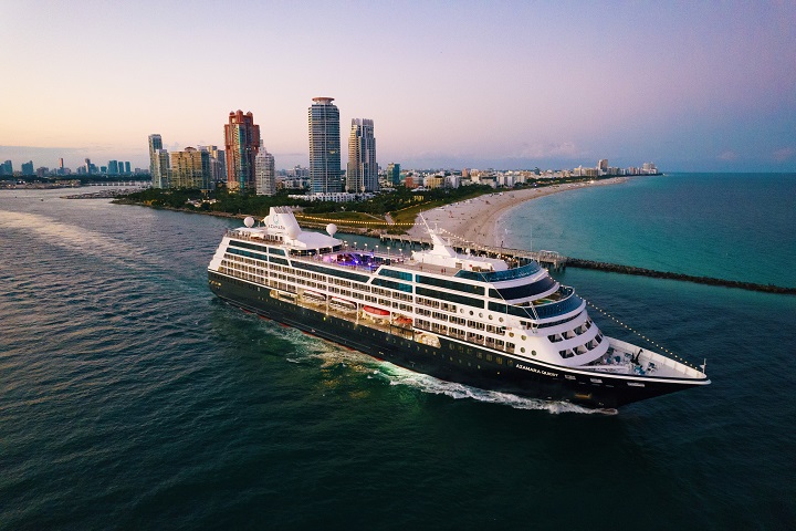 Cruise ship, Azamara Quest, in Miami