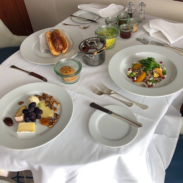 Seabourn Encore in room dining